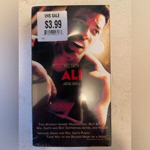 Factory SEALED Ali Movie VHS Will Smith  Rated R- Brand New